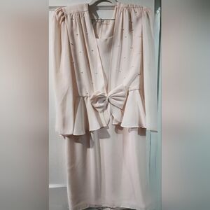 Women's light pink dress Size 16